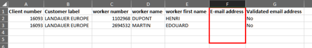 file to export particpant
