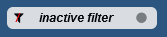 filtre inactif