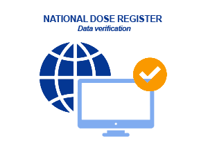 Easily check your data to be submitted to the National Dose Register