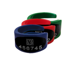 3 colours available for wear period identification